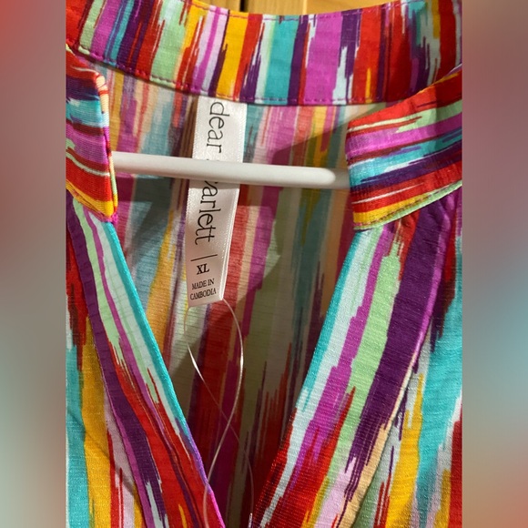 Dear Scarlet XL tunic top NWT - Picture 3 of 3